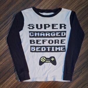 💥Buy2Get1Free💥Carter's Black and White Long Sleeve Shirt